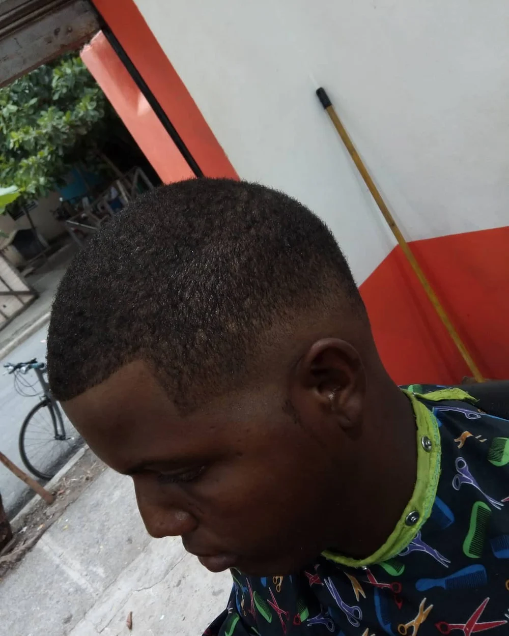 Degradado limpio realizado por Luis Barbershop